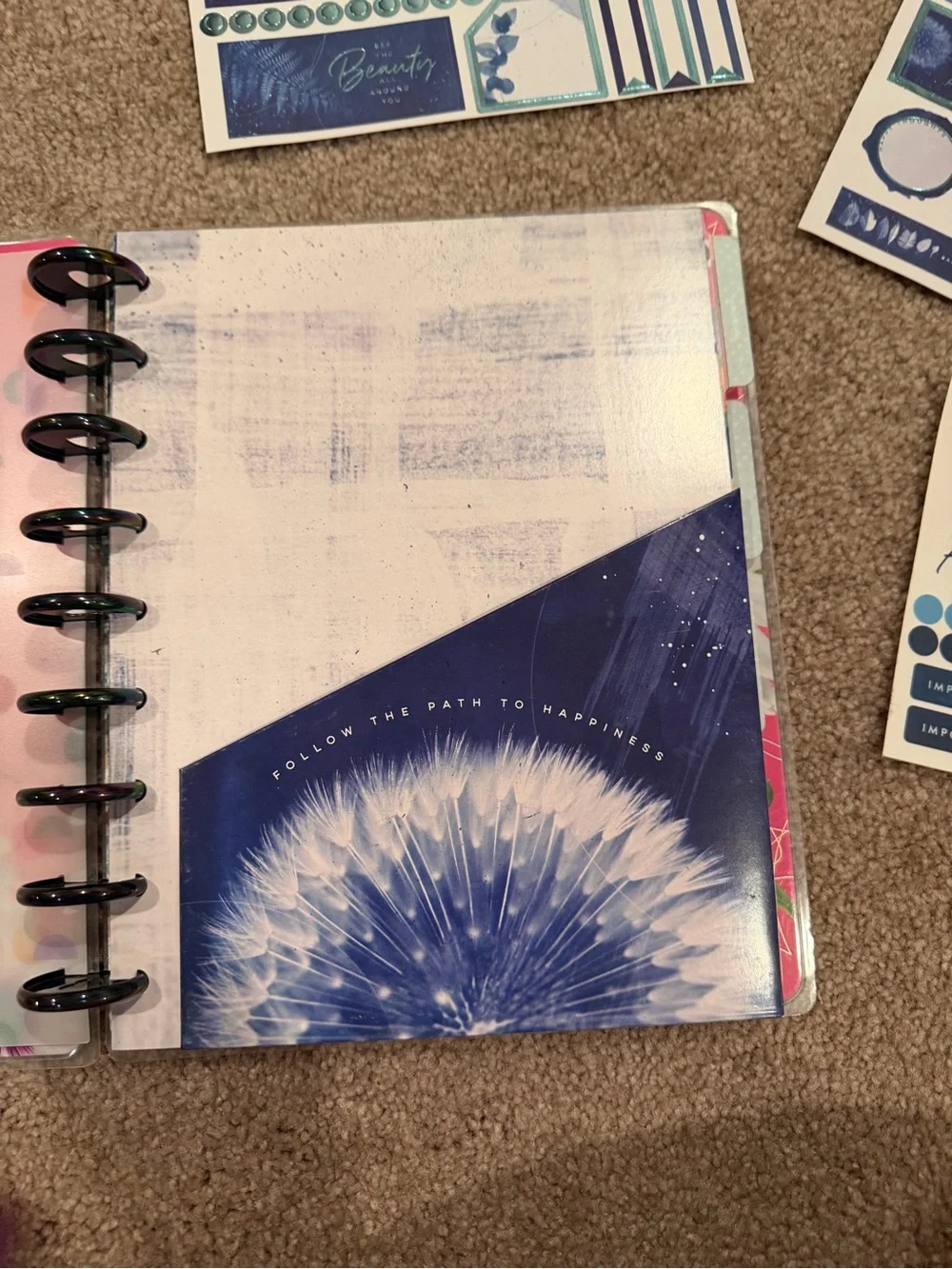 The Happy Planner Classic Discbound Planner Paper Sticker Bundle